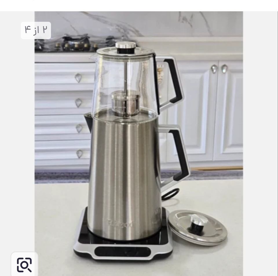 چای ساز روهمی لمسی روگن مدلru-1515( پس کرایه )