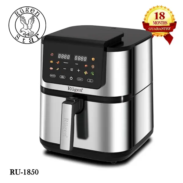 سرخ کن بدون روغن روگن مدل RU-1851 ظرفیت 8 لیتریجدید