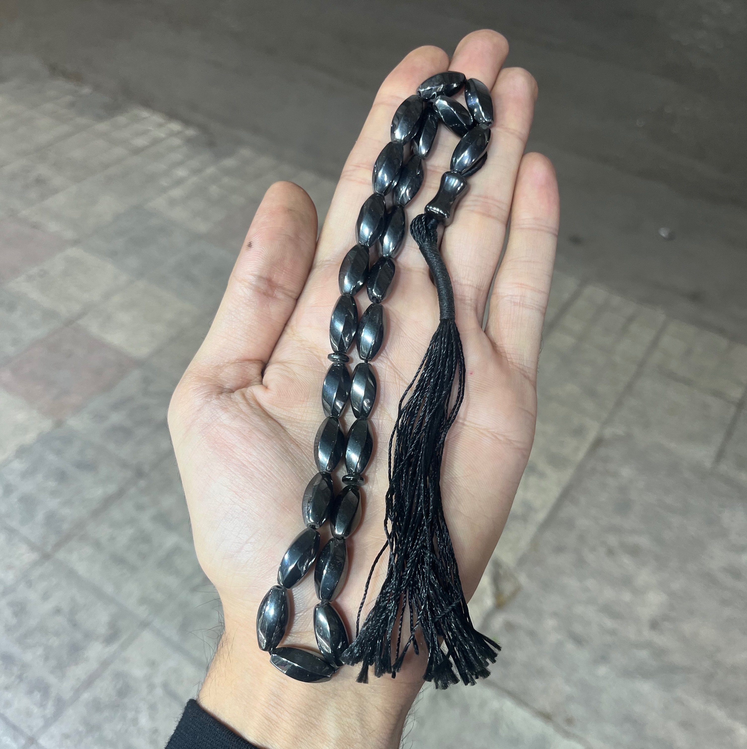تسبیح حدید هلی پیچ بزرگ