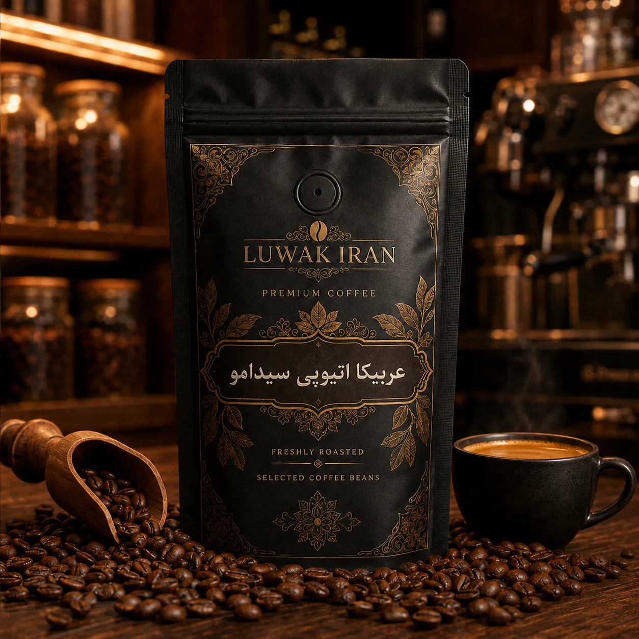 قهوه عربیکا اتیوپی سیدامو