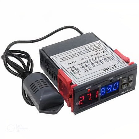 ترموستات دما و رطوبت پنلی قاب دار (STC-3028 (220V مدل 1