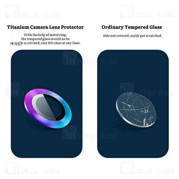 پک 3تایی محافظ لنز فلزی دوربین آیفون Apple iPhone 14 Pro / iPhone 14 Pro Max Lens Shield