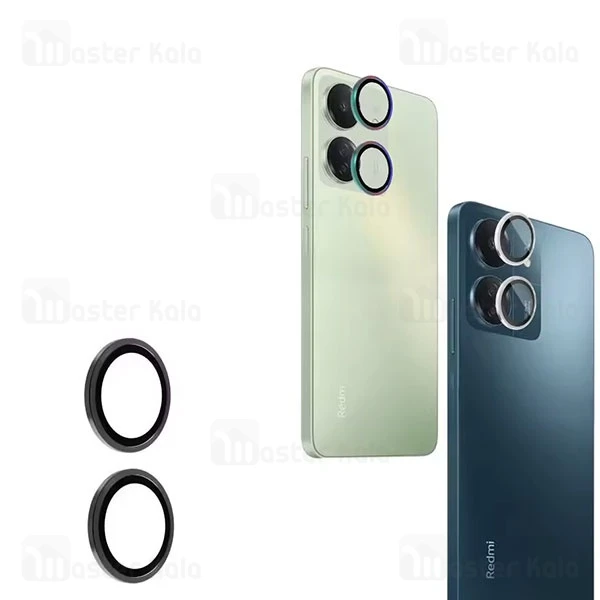 محافظ لنز فلزی دوربین شیائومی Xiaomi Redmi 13C / Poco C65 Lens Shieldجدید
