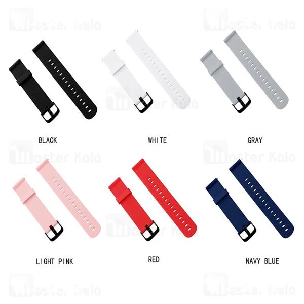 بند سیلیکونی ساعت هوشمند شیائومی Xiaomi Amazfit Bip 3 Strap Silicone Bandجدید