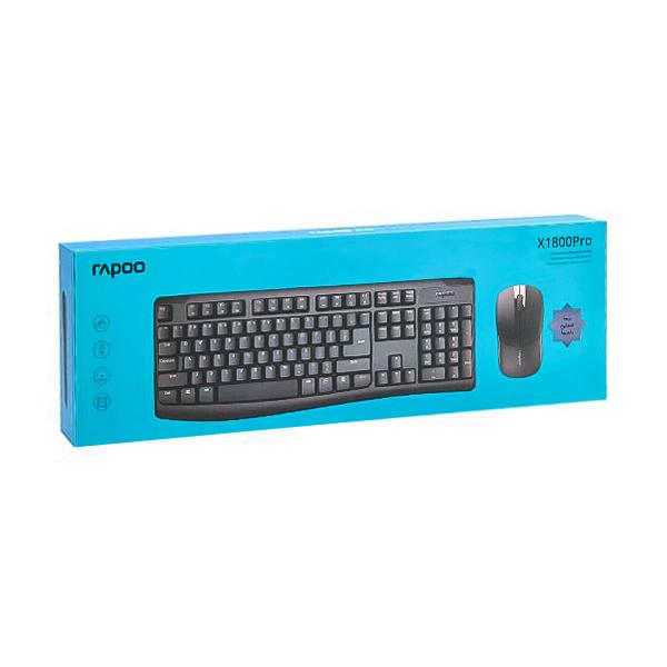 کیبورد و ماوس بی سیم رپو مدل X1800PROجدید