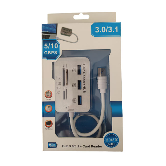 هاب کمبو 3 پورت USB3.0 مدل 043جدید