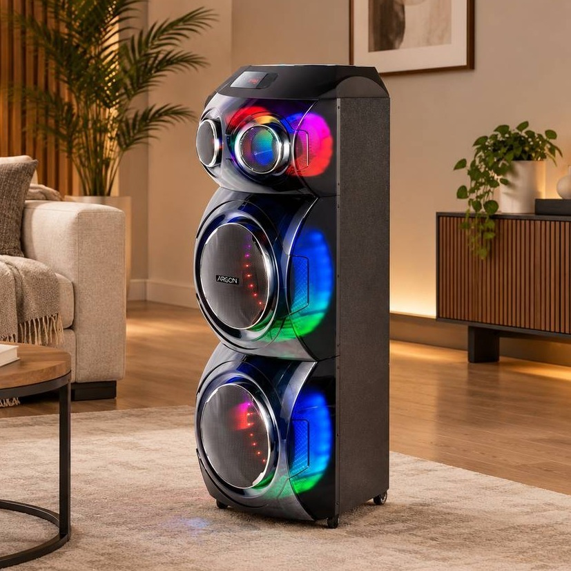 اسپیکر حرفه ای آرگون مدل AR-T1209 چرخ دار با ارسال رایگان