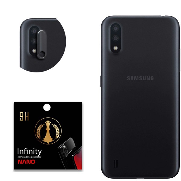 محافظ لنز دوربین اینفینیتی نانو مدل Pro Max مناسب برای گوشی موبایل سامسونگ Galaxy A01 