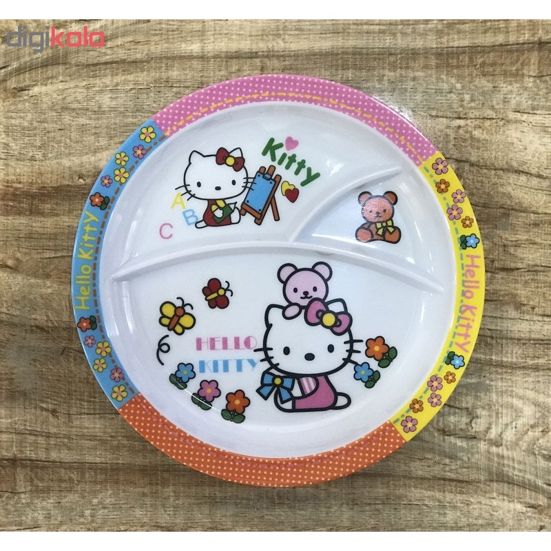 ظرف غذای کودک ملامین کسری یزد طرح Hello Kitty