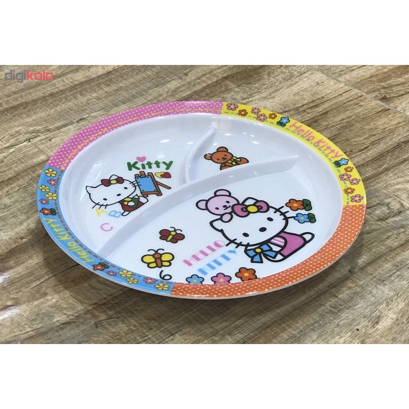 ظرف غذای کودک ملامین کسری یزد طرح Hello Kitty