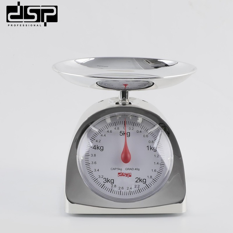 ترازو آشپزخانه آنالوگ دی اس پی مدل KD7040 حداکثر ظرفیت قابل اندازه گیری 5 کیلوگرم با دقت اندازه گیری 0.04 گرم