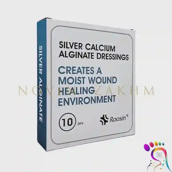 پانسمان آلژینات کلسیم نقره روزین Roosin Silver Calcium Alginate