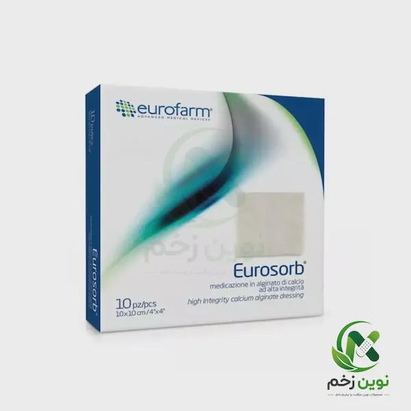 پانسمان آلژینات یوروزورب یوروفارم سایز 1010