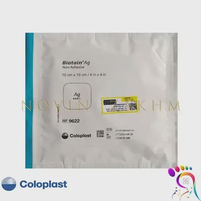 بیاتین نقره کلوپلاست سایز 1010 Coloplast Biatain Ag