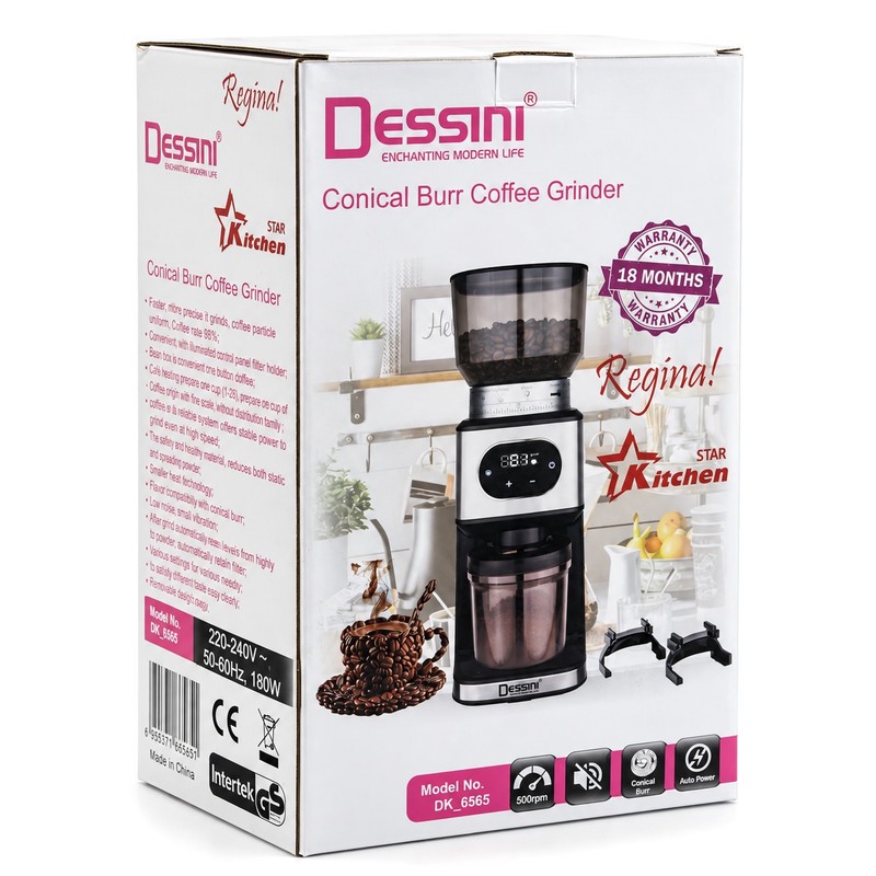 آسیاب قهوه 180 وات 320 گرم دسینی مدل DK-6565