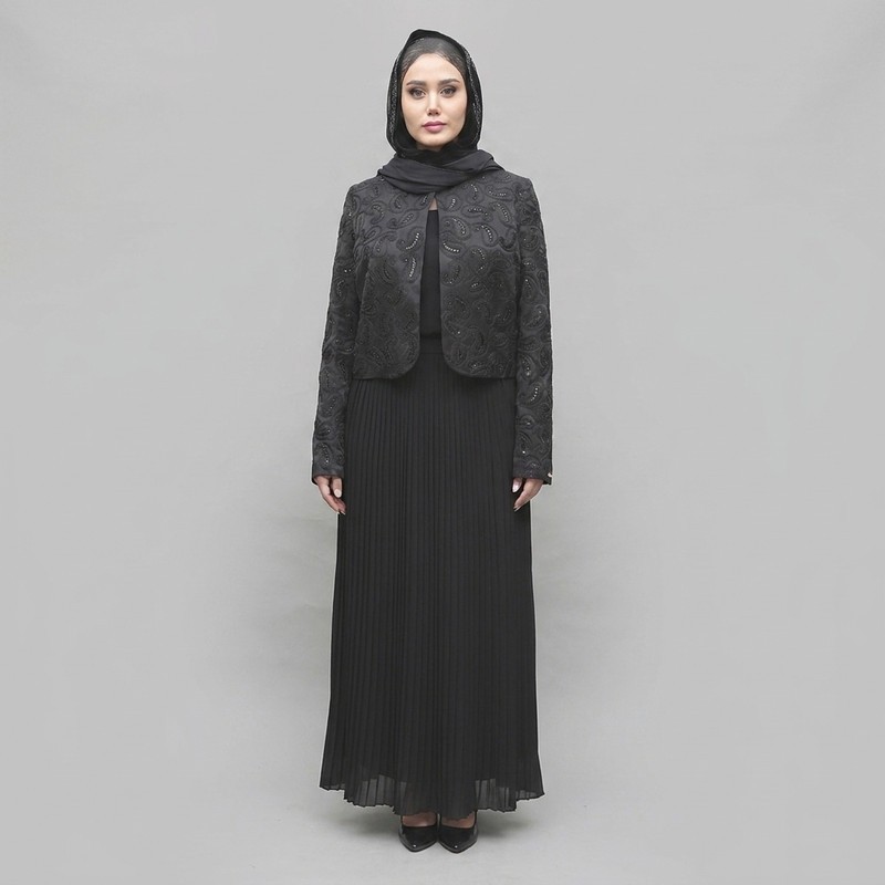 کت و سارافون زنانه چومس بلند مدل نیایش کد 3917