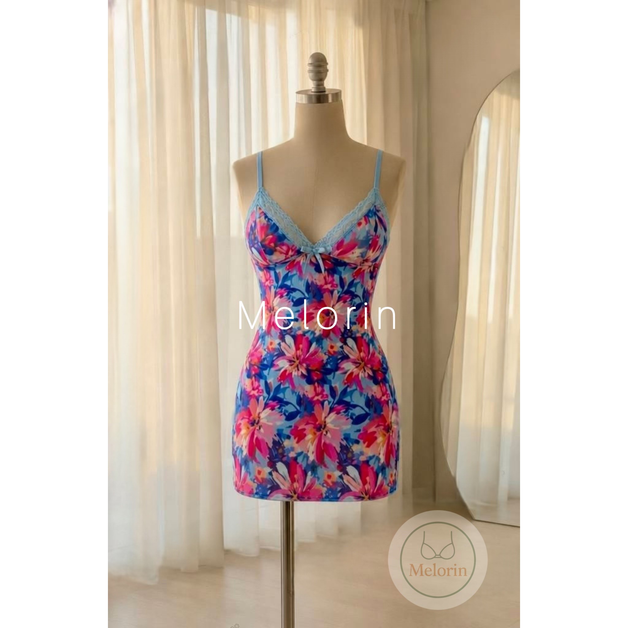لباسخواب ابرنگی گلدار کد 1760جدید
