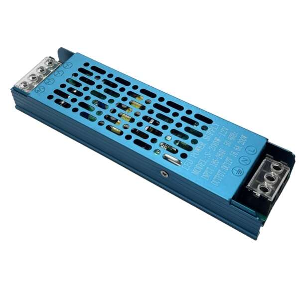 آداپتور صنعتی 12v 16.5a فشرده اسلیم 200w