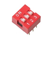 دیپ سوئیچ 3 تایی,dip switch 3 pin