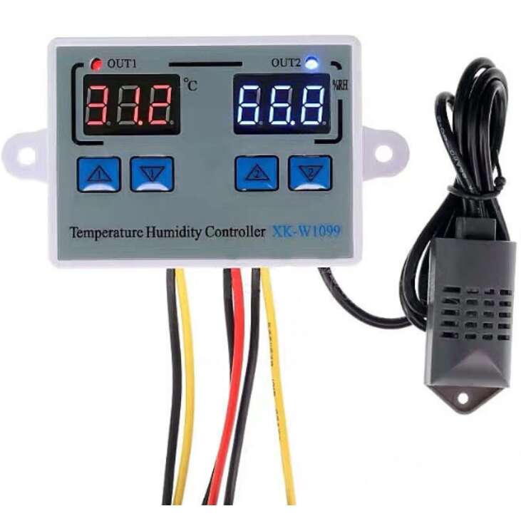 ماژول ترموستات دما و رطوبت دیجیتال XK-W1099 مدل 12 ولت DC