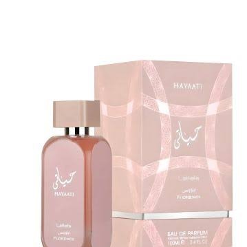 عطر ادکلن حیاتی فلورنس صورتی لطافه Lattafa Hayaati Florence