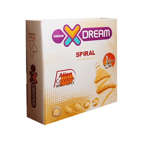 کاندوم فضایی چرخشی ایکس دریم مدل Spiral