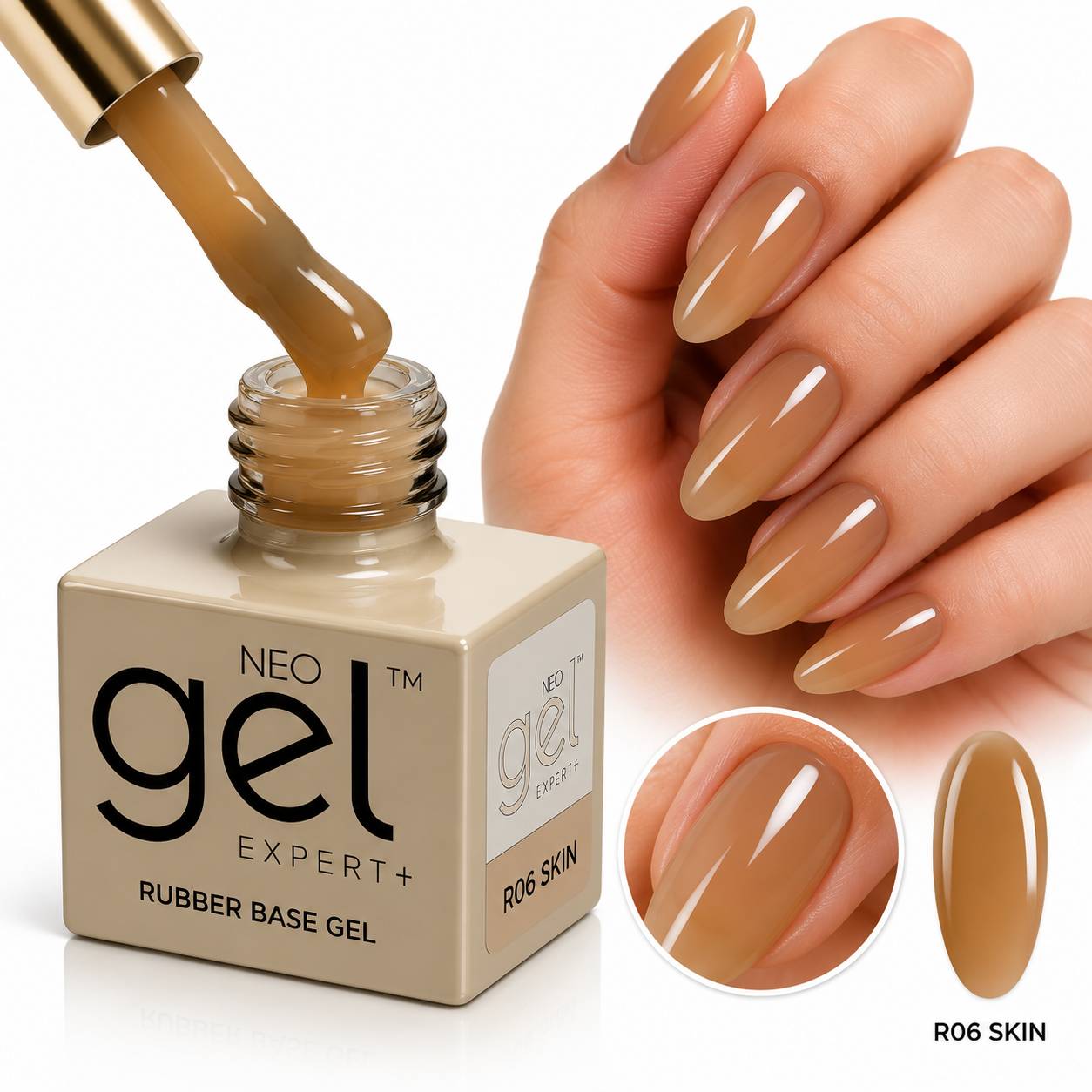 رابر بیس نئو ژل 20 میل | Neo Gel Rubber Base کد 6