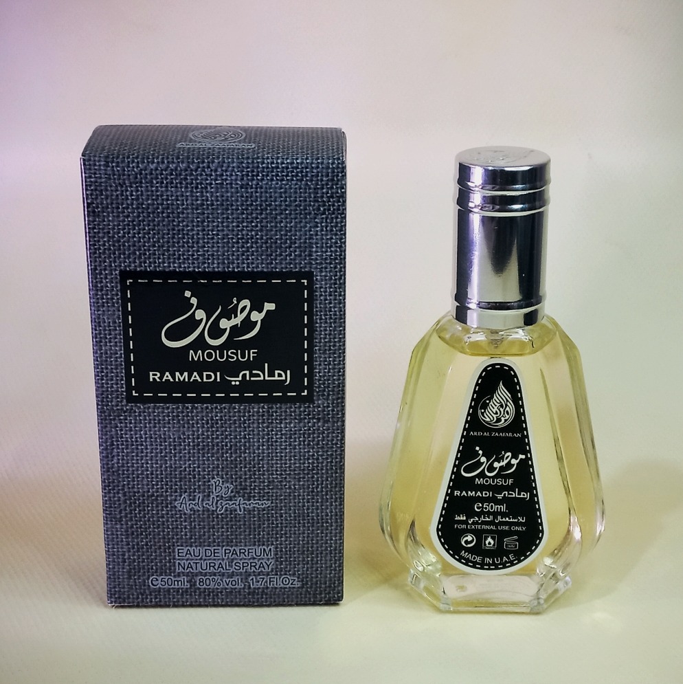 عطر 50 میل موصوف رمادی (ارض زعفران)