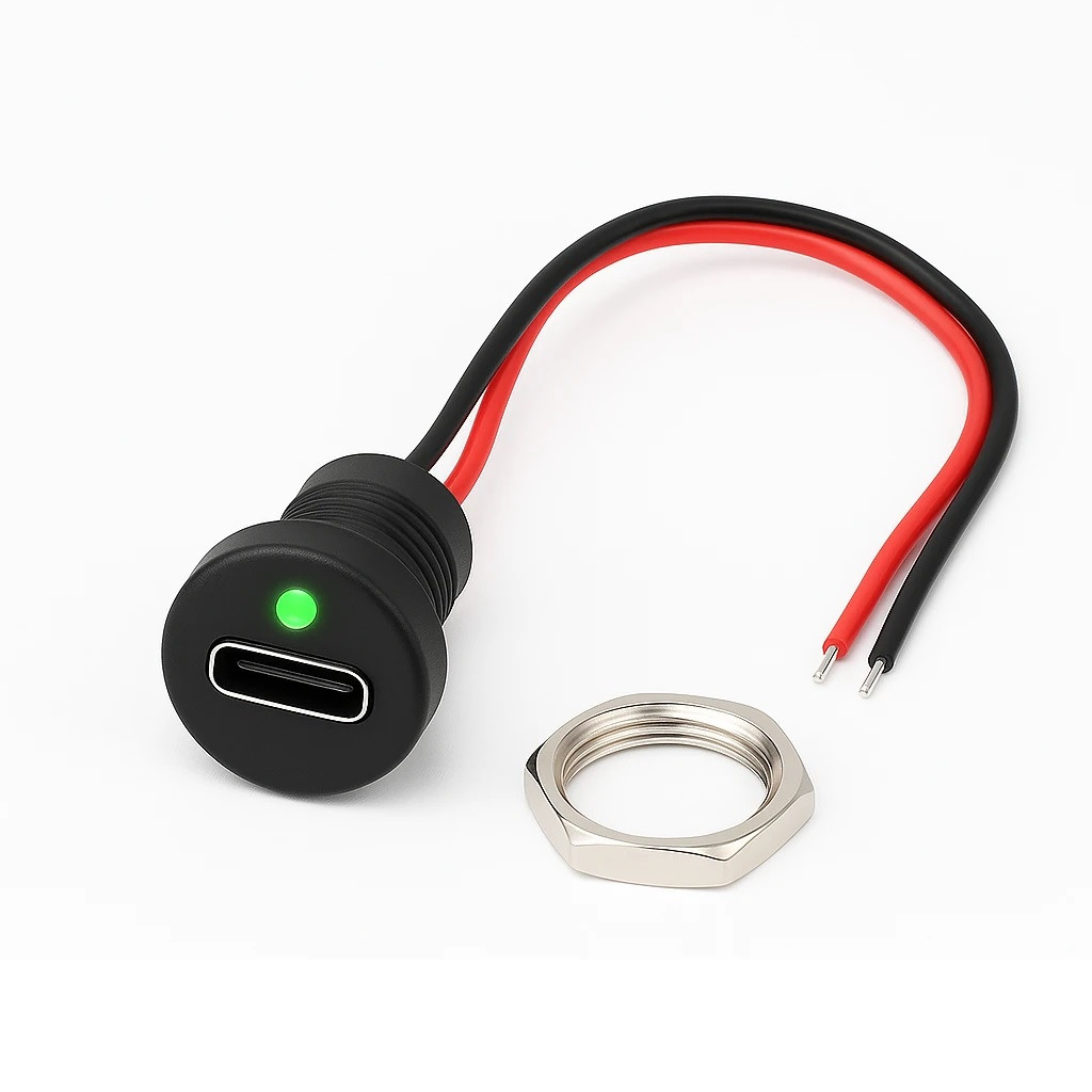 جک شارژر دار Type-C