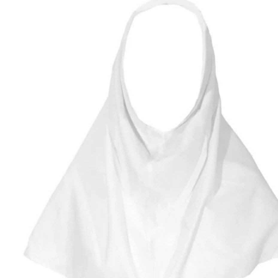 مقنعه سفید بزرگ زنانه