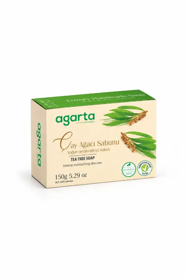 صابون دست ساز طبیعی درخت چای Agarta