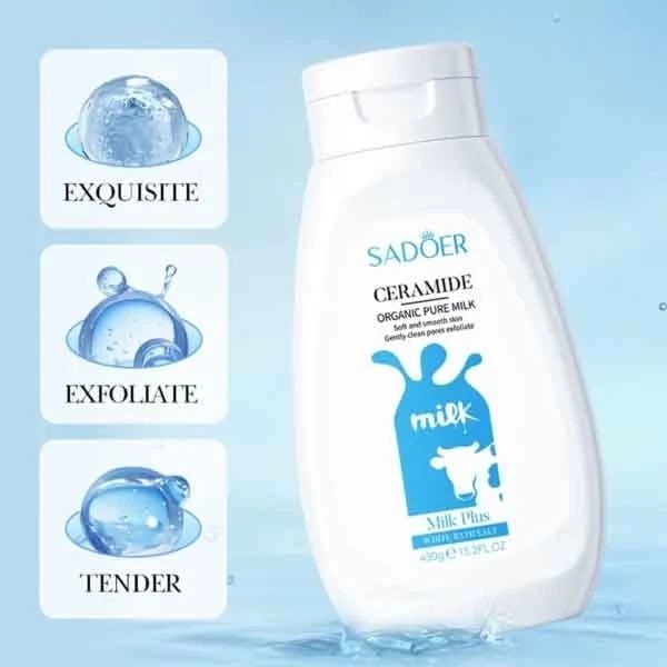 نمک بدن سادور Sadoer Ceramide،نمک بدن شیر گاو سادور ،نمک بدن سادور اصل sevda025جدید