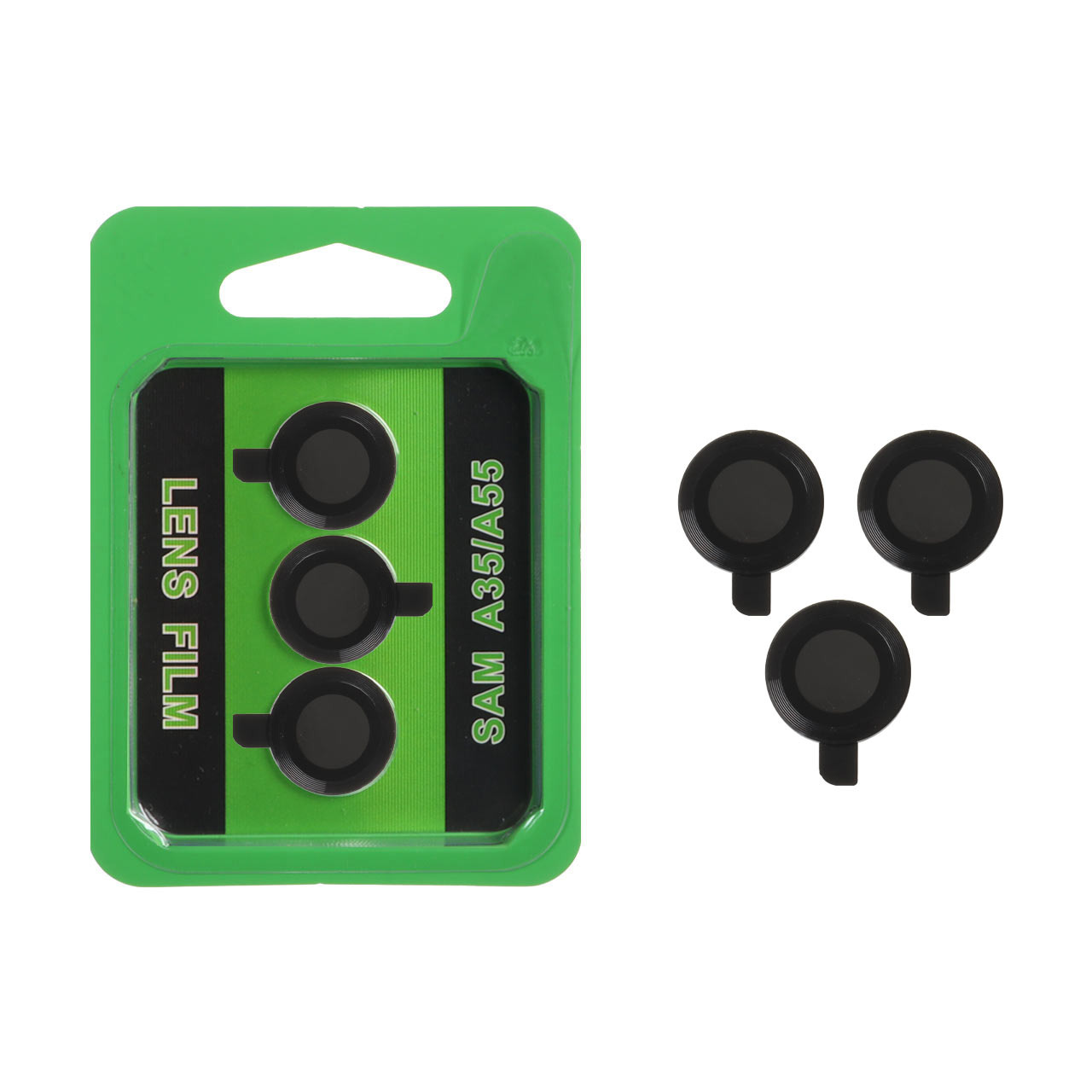 محافظ لنز رینگی اورجینال سامسونگ A35 مشکی کد1