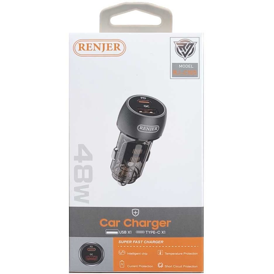 شارژر فندکی رنجر مدل RENJER RJ-C105