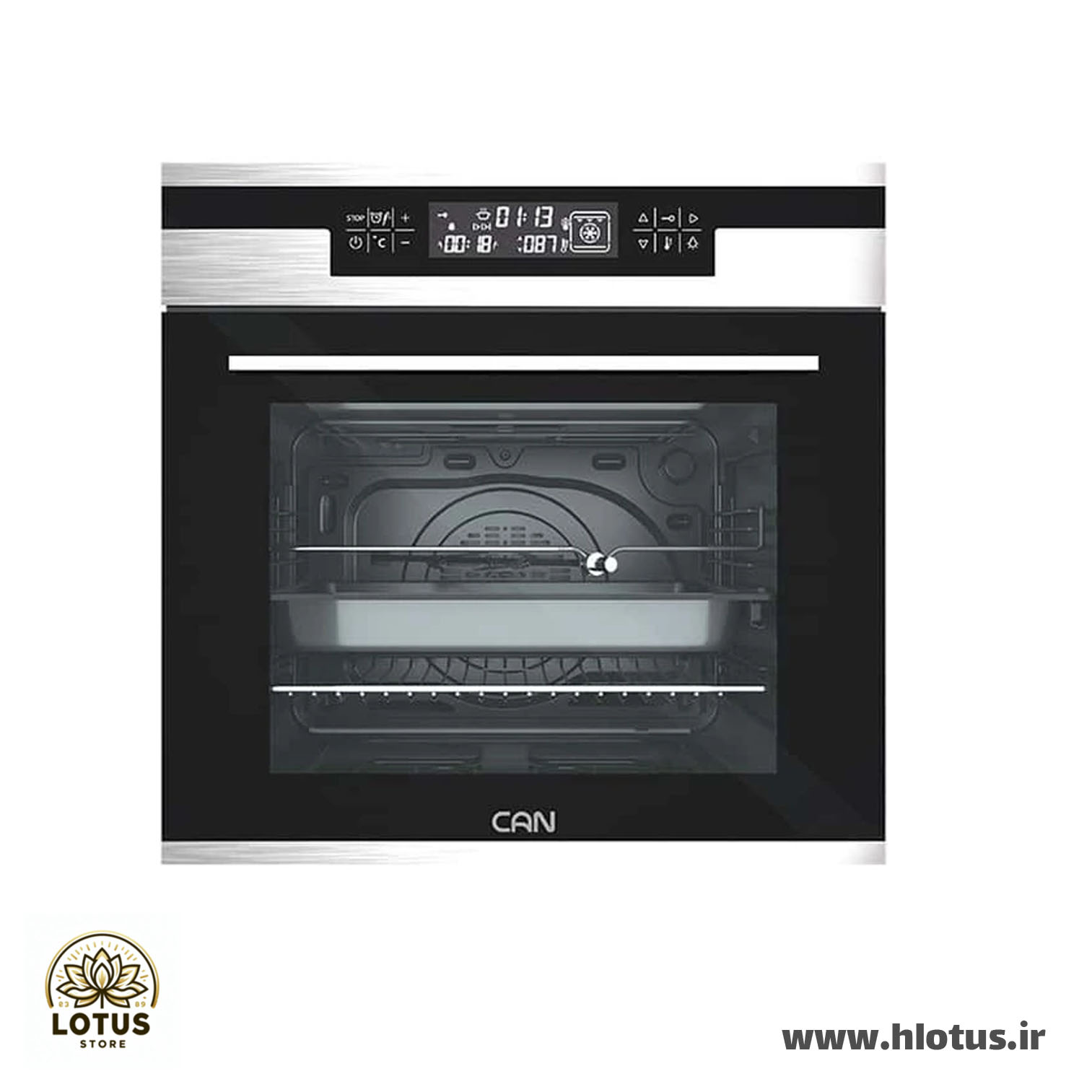 فر توکار کن مدل E6500M مشکی استیل