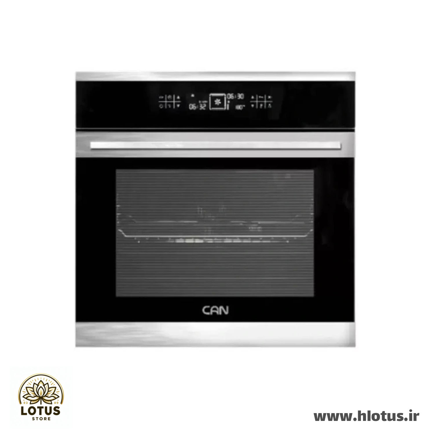 فر توکار کن مدل E6501M مشکی استیل