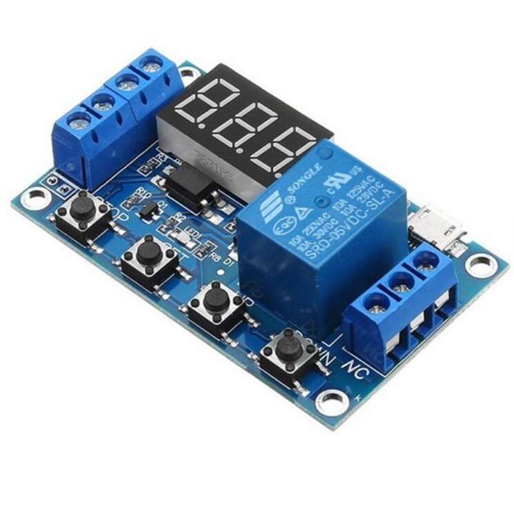 ماژول تایمر timer دیجیتال با رله JZ801