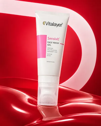 ژل شستشوی صورت ویتالیر سنسی ویت Sensivit مناسب پوست حساس 200 میلیلیتر مدل 1