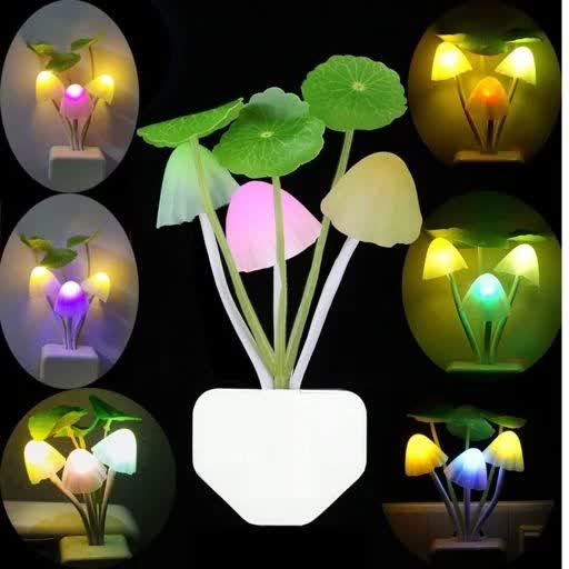 چراغ خواب سنسوردار سیلیکونی طرح قارچ