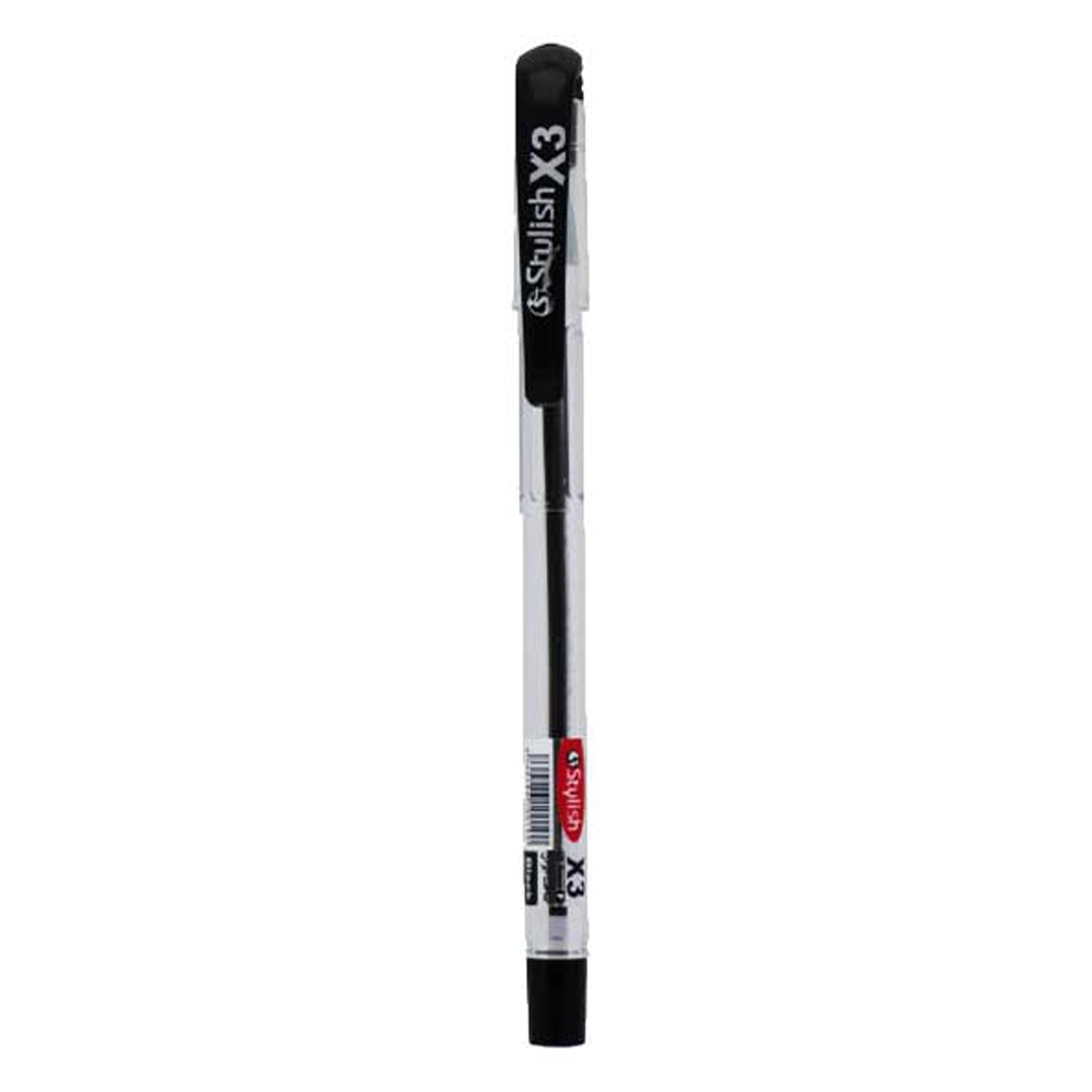خودکار X3 استایلیش- نوک 0.7 رنگ مشکی مدل 1