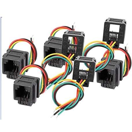 سوکت مادگی خط تلفنی 4 پین RJ11 4p6c