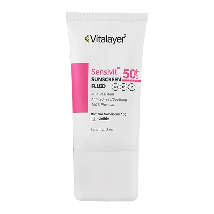 فلوئید ضد آفتاب پوست حساس سنسی ویت ویتالیر +SPF50