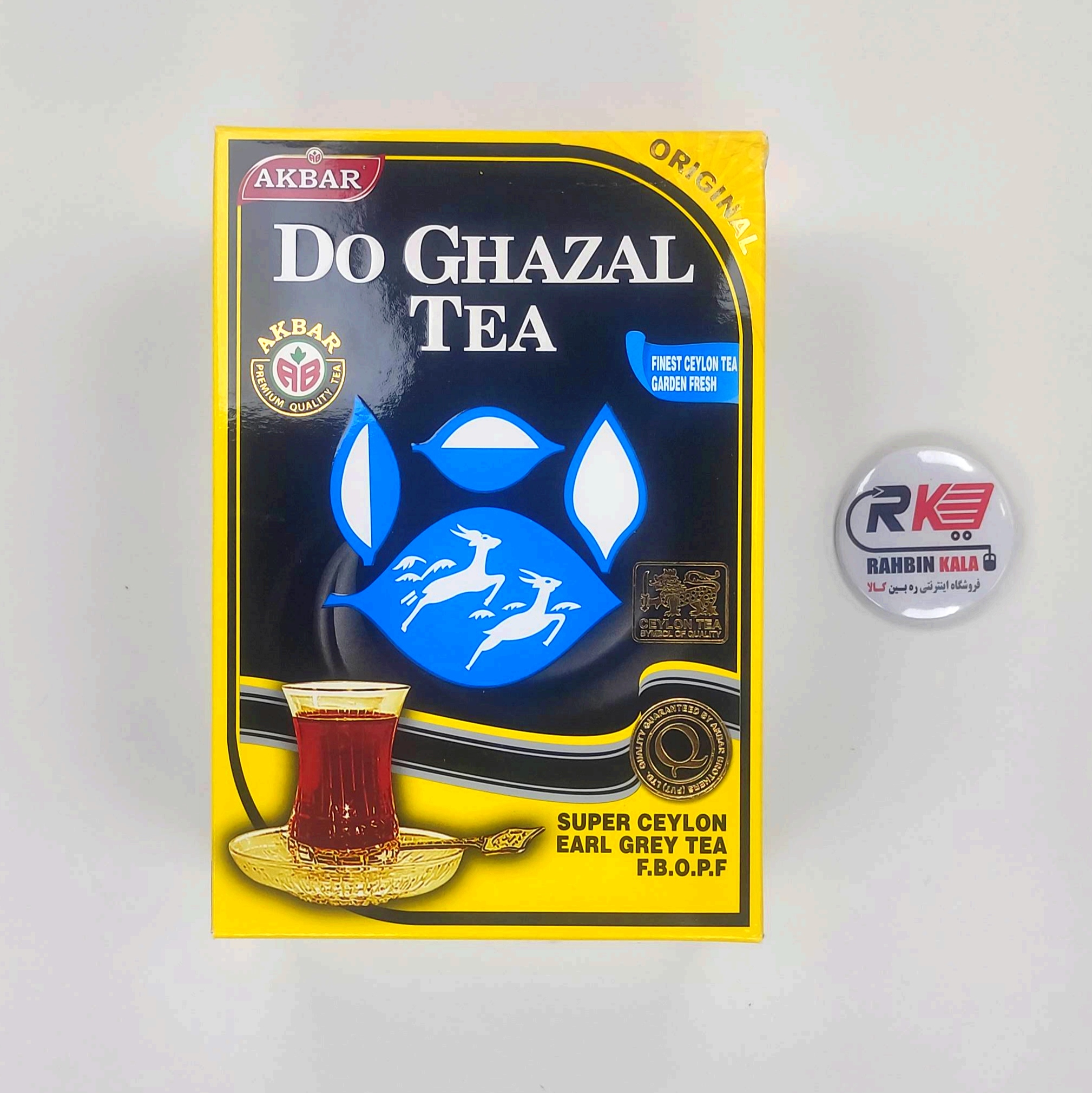 چای دوغزال DO GHAZAL پاکتی معطر ارل گری سیلانی وزن 500 گرم