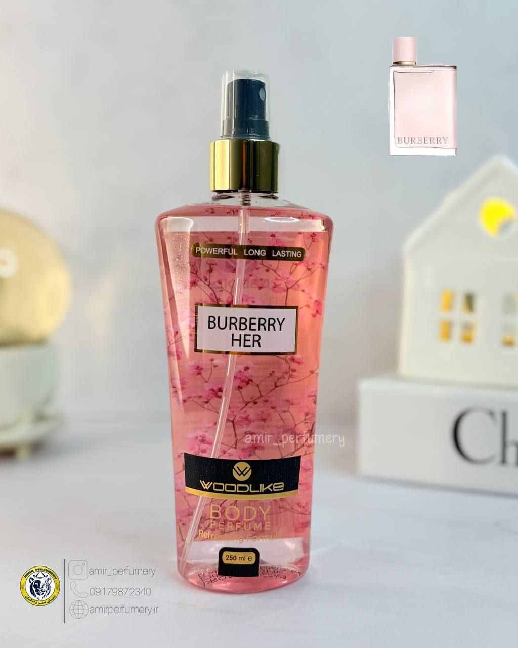 بادی اسپلش بربری هر 250 میل وود لایک | BURBERRY HER WOODLIKE