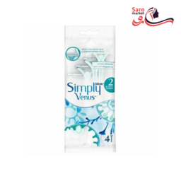 بسته 4 عددی خود تراش ژیلت مدل SIMPLY VENUS BLUE