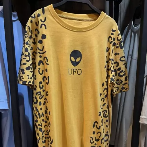 تیشرت نخی طرح دار UFO