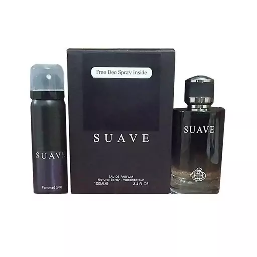 ادکلن ساواج با اسپری دیورساواج فراگرنس ورد سوآو 100 میل  Fragrance World SUAVE Eau DE Parfum For Men 