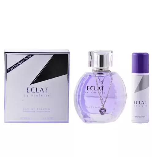 عطر ادکلن زنانه فراگرنس ورد با اسپری Eclat La Violette حجم 100 میل لانوین اکلت