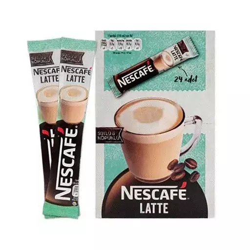 قهوه فوری لاته نسکافه بسته 24 عددی Nescafe Latte