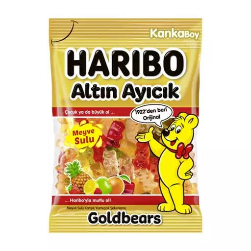 پاستیل خرسی هاریبو میوه ای 130 گرم HARIBO Altin Ayicik